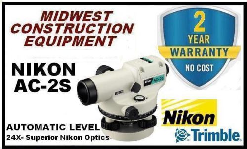 New nikon ac-2s automatic level - 24x - degrees for sale