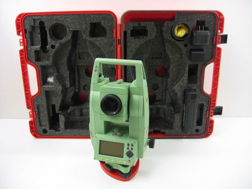 Leica tcr405 5&#034; total station for surveying and construction for sale