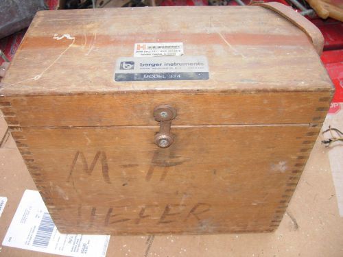 BERGER TRANSIT LEVEL MODEL 324 ANTIQUE IN ORIGINAL CASE