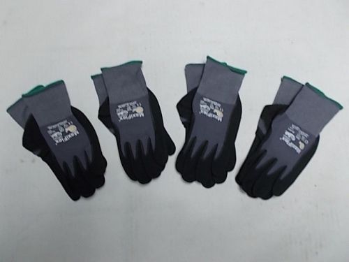 4-pair g tek maxiflex ultimate nitrile coated nylon glove,size medium working gl for sale
