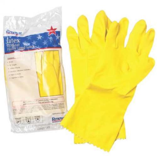 Glove Latex Med Flockline REN05240 Renown Gloves REN05240 741224052405