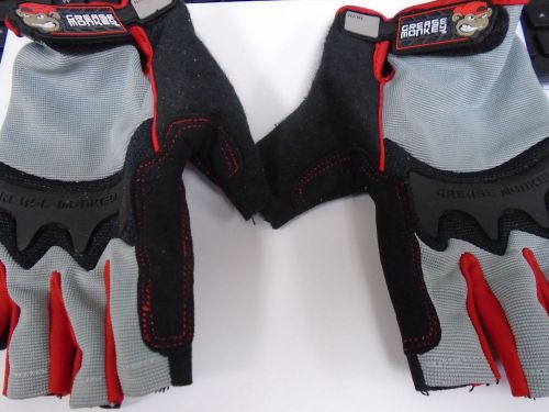 Grease Monkey Gloves With Adjustable Wristband Foam Nitrile Coated Size XL