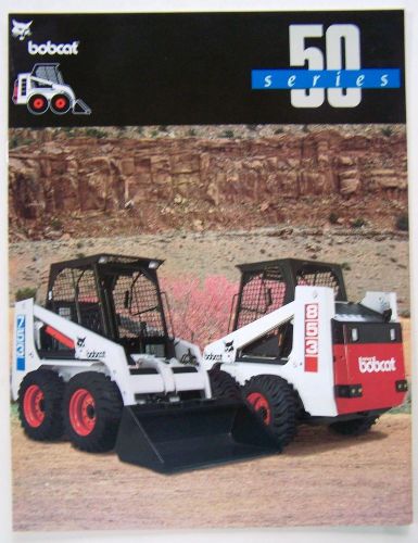 Bobcat 50 Series Skid Steer Loaders Dealer Brochure