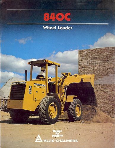 Equipment Brochure - Allis Chalmers - 840C - Wheel Loader (E1558)