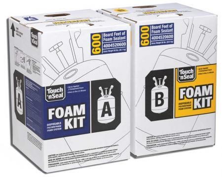 New touch &#039;n seal u2-600 spray closed cell foam insulation kit 600bf for sale