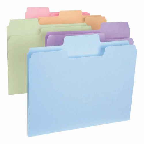 Smead SuperTab Folders - Assorted Colors, Letter - 50 ct.