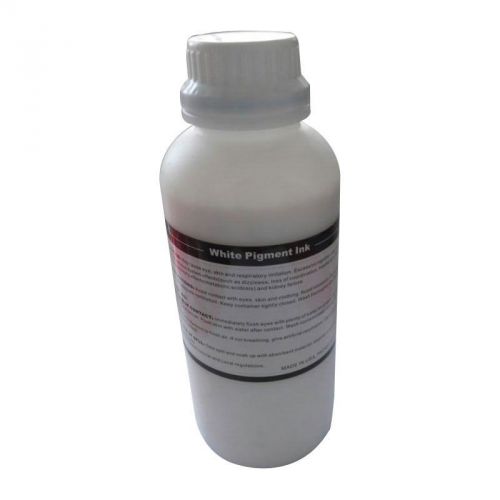 Direct printing white textile pigment ink for cotton fabric (1000ml/bottle) for sale