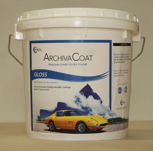 1Gal ArchivaCoat - Gloss, Clear Coating, Water-Based Liquid Laminates