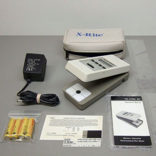 X-rite 341 transmission densitometer xrite xlnt portable excellent condition for sale
