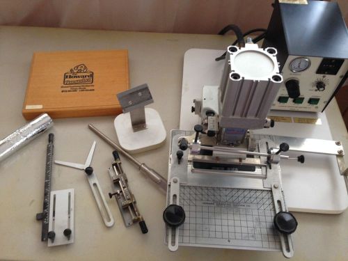 Howard heat press machine hot stamping ribbon machine model 45pn air great cond. for sale