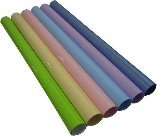Rare color siser heat vinyl  - 6 colors 15&#034;x18&#034; thermo transfer for textile for sale