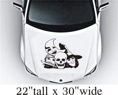2x choosing a mask hood vinyl decal art sticker graphics fit car truck -1882 for sale