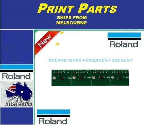 Roland Printers PERMANENT CHIPS for Large Format Solvent Printers