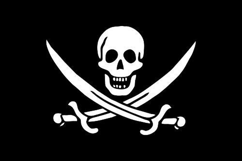 Calico Jack Pirate Flag 3x 5&#039; Indoor Outdoor Deluxe Banner