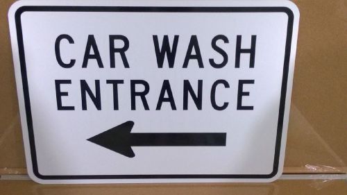 Car Wash Entrance Sign 24x18