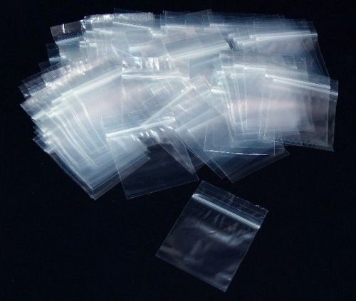 Self locking 2x2 inch 2mil plastic storage bags 100 qty for sale