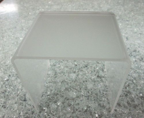 Quantity100 Frosted Acrylic Risers P95  1/8&#034; 4&#034; wide  x 4&#034; deep x 2&#034; high