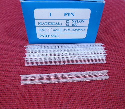 10000  1/4&#034; INCH  EXTRA FINE  CLEAR PRICE TAG TAGGING  BARBS FASTENERS