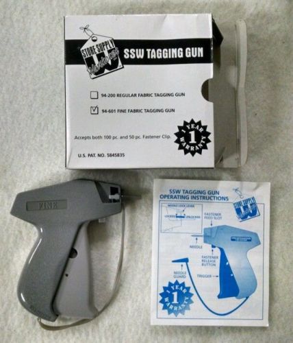 Fine Fabric Tagging Gun with steel needle