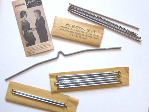 Vintage Dress Form Accessories for My Double Model A Sliding Rods Instructions