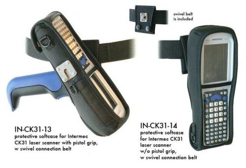 Protective softcase for intermec ck31 laser scanner w/o pistol grip, w swivel for sale