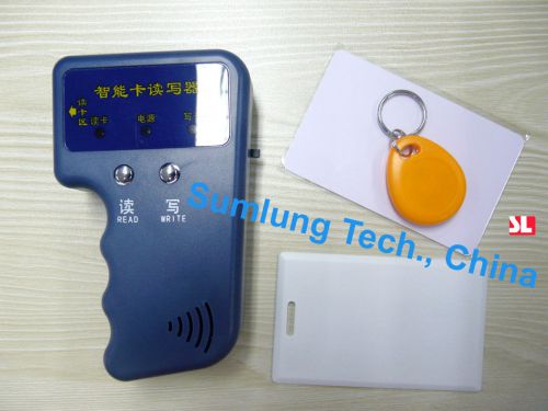 Portable ID Card Copier / Reader &amp; Writer + RFID 125KHz EM Writable Card/Keyfob