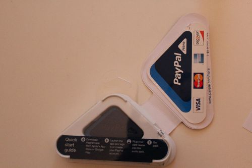 New PayPal Here Credit Card Reader iPhone &amp; Android devices