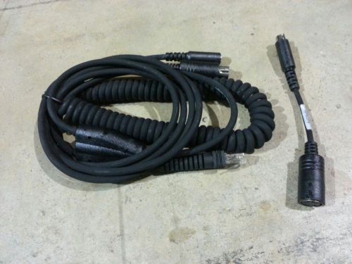12&#039; PS/QS KBW COILED CABLE, AT &amp; PS/2 - 8-0738-01 for PowerScan or QuickScan
