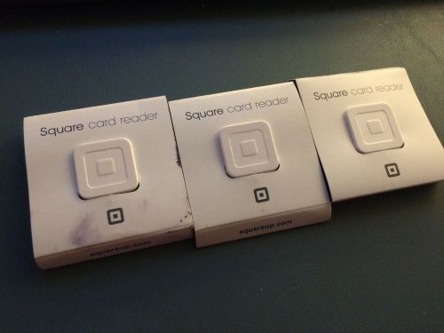 3x Square Credit Card Reader, NEW IN BOX!!