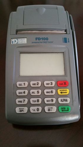 First Data FD100 credit card terminal
