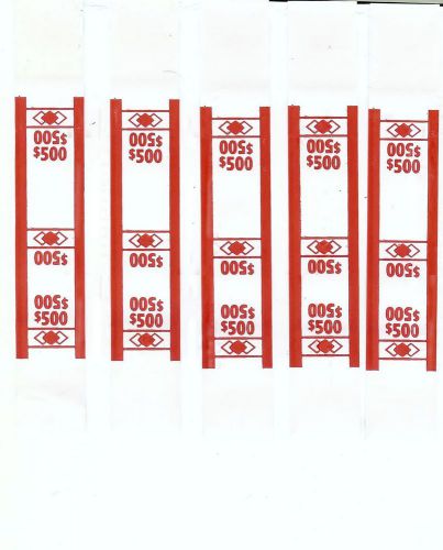 (25) X  $ 500.00 Currency Bill Straps