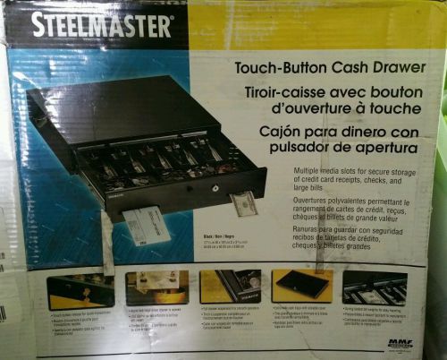 MMF Industries 225106001 Model 1060 Touch-Button Large Steel Cash Drawer (Black)