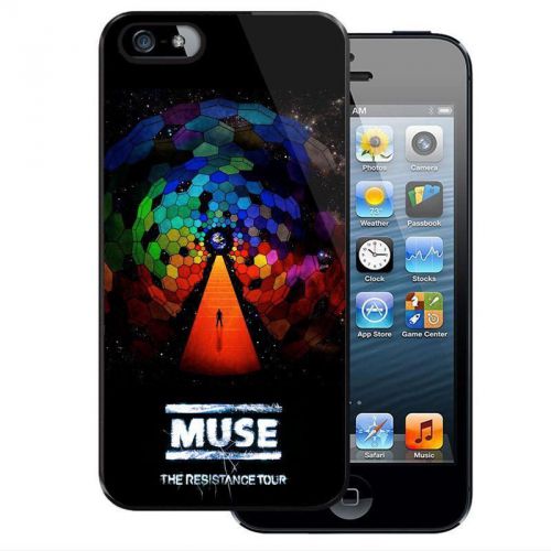 Case - The Resistance Album Logo on Space Muse Rock Band - iPhone and Samsung