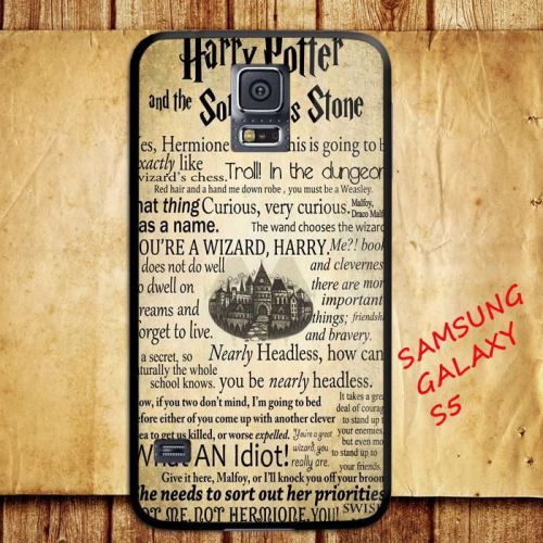 iPhone and Samsung Galaxy - Harry Potter Quotes on Paper Retro - Case