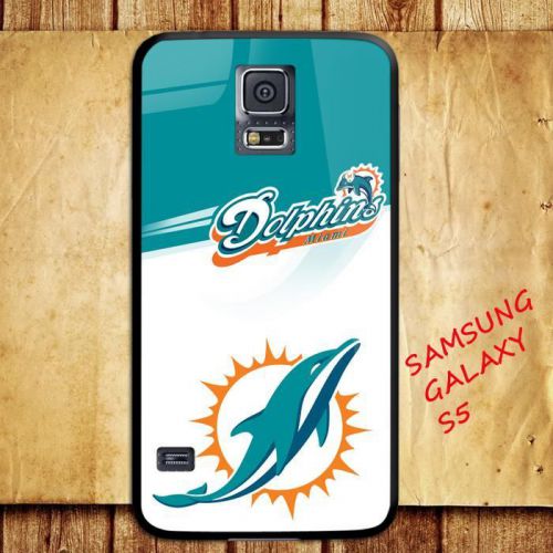 iPhone and Samsung Galaxy - Miami Dolphins Mascot Rugby Team Logo - Case