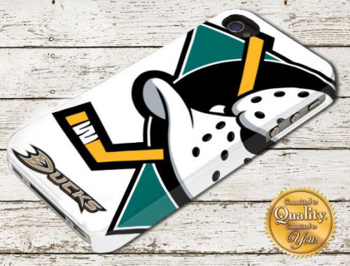 Anaheim mighty Duck NHL Logo iPhone 4/5/6 Samsung Galaxy A106 Case
