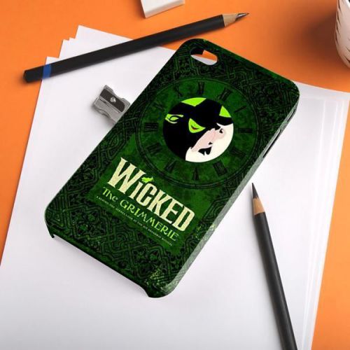Wicked Green Logo the Grimmerie Vintage Book iPhone A108 Samsung Galaxy Case
