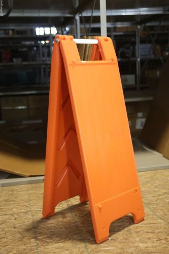 Plastic A-Frame - 12&#034;x24&#034; Narrowcade (Orange)