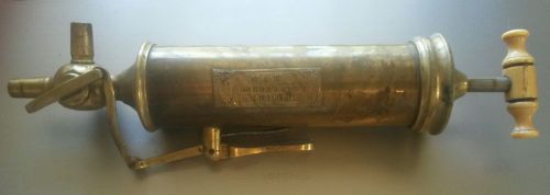 Vintage MAW Brass Stomach Pump Circa mid/late 1800&#039;s