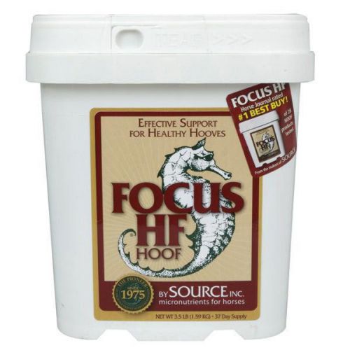 FOCUS HF Hoof 3.5 Pounds Hoof Growth Texture Strength All Natural Horse Equine