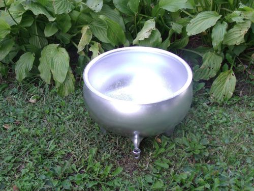 McCormick Deering Cream Separator Stainless Steel Bowl Rock Garden Decoration