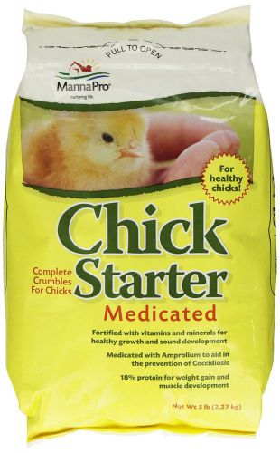 Manna Pro 0010553236 Chick Starter Feed, 5-Pound Brand New!