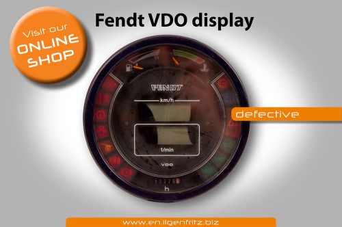 Repair: Fendt VDO round instrument / tractor-meter
