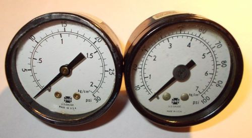 Air Gages - 0-100 and 0-30 psi