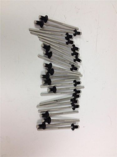 50pc 1/4&#034; lightweight aluminum pop riveter black blind rivet fastener lot for sale