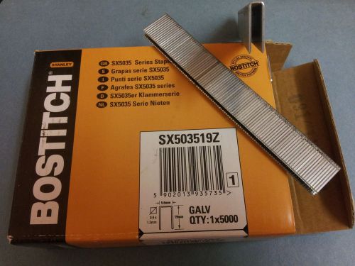 Stanley bostitch sx5035 staples 19mm - 25mm for sale