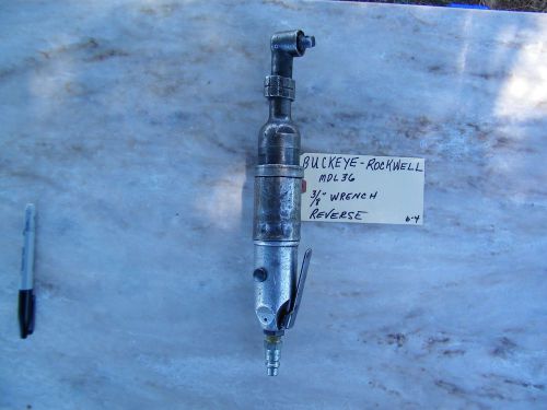 Buckeye-rockwell - pneumatic nutrunner- rt angle -3/8&#034; with reverse for sale
