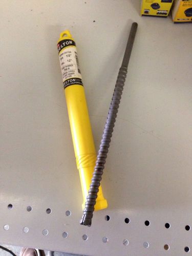 Relton carbide tipped rebar cutter bit 1/2 dia 12 oal rb-8-12 for sale