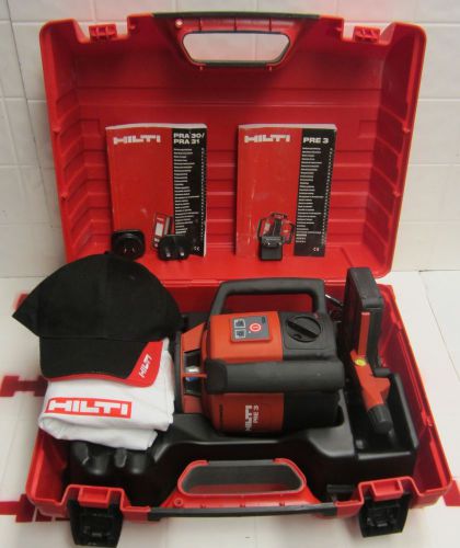 HILTI PRE 3 ROTATING LASER, PREOWNED, MINT CONDITION, STRONOG, FAST SHIPPING