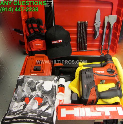 Hilti te 6-a36 cordless , brand new, free bits &amp; chisels, fast shipping for sale
